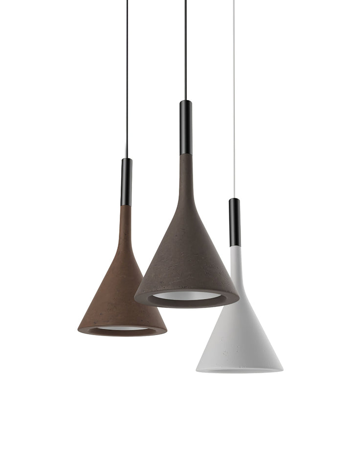 Conical Concrete Drop light Pendant Light | Kalsten
