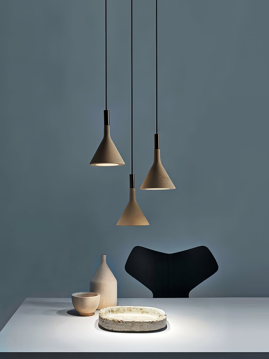 Conical Concrete Drop light Pendant Light | Kalsten