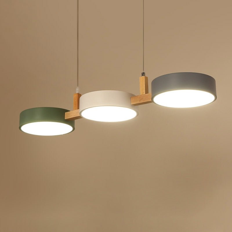 Nordic Multi-Light Cylinder Pendant Light for the Dining Room | Karnz