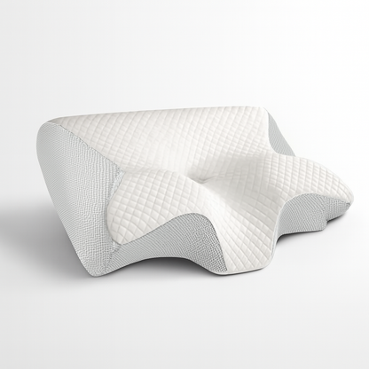 Orthopedic neck and shoulder memory foam pillow