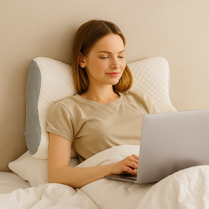 Skanto | Orthopedic Memory Foam Pillow Neck Shoulder Support