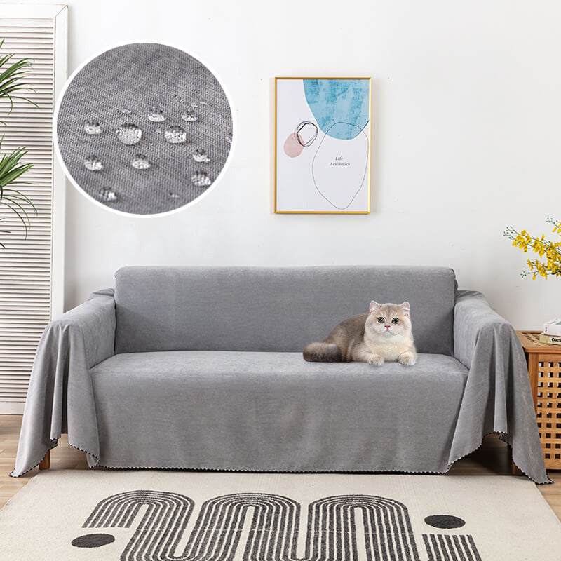 Water-repellent Couchora Furniture Cover – Robust Corduroy Blanket for Sofa and Chair | Brehn