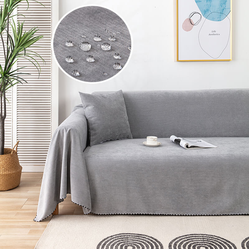 Water-repellent Couchora Furniture Cover – Robust Corduroy Blanket for Sofa and Chair | Brehn