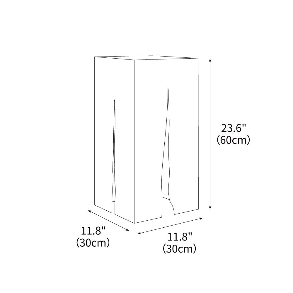 Crack Cube Outdoor Light | Kalsten