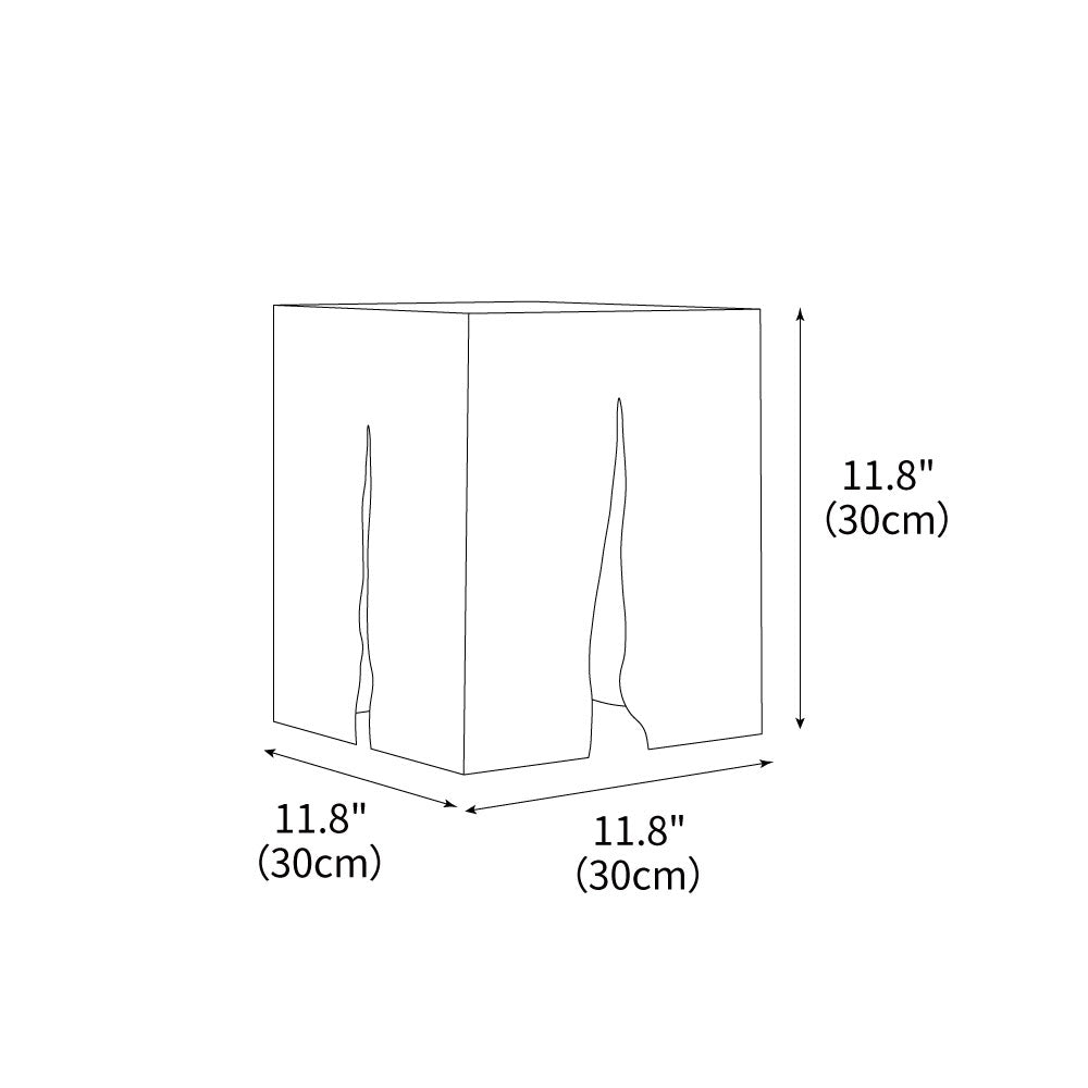 Crack Cube Outdoor Light | Kalsten