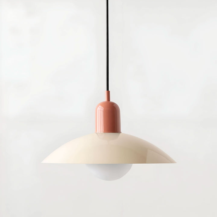 Kalsten | Modern Macaron Bauhaus Pendant Light – Iron Shade