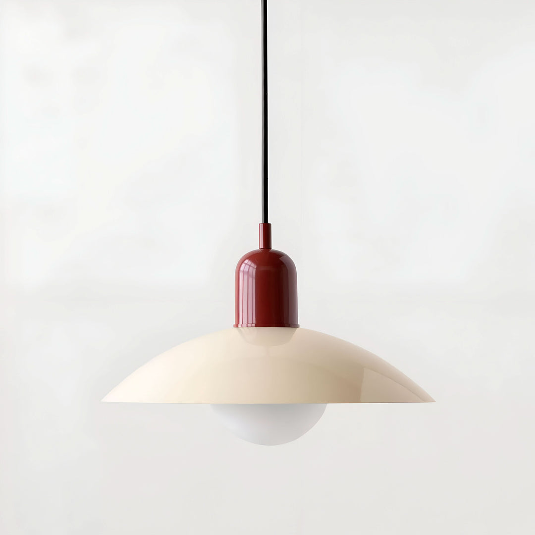 Kalsten | Modern Macaron Bauhaus Pendant Light – Iron Shade