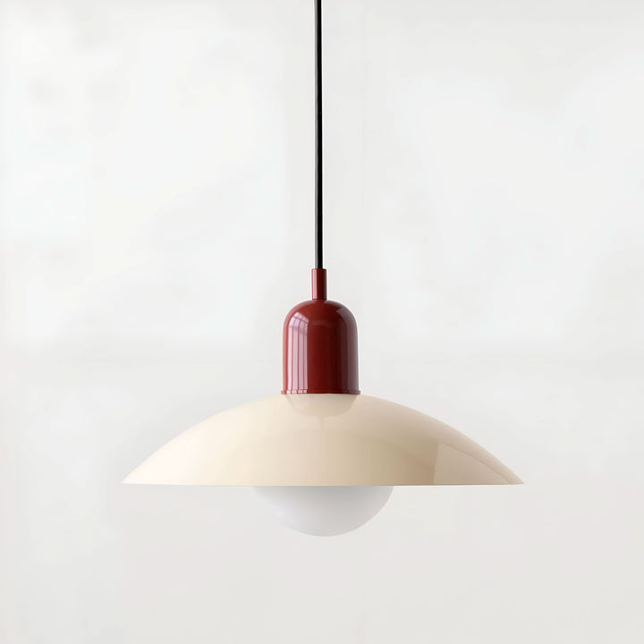 Kalsten | Modern Macaron Bauhaus Pendant Light – Iron Shade