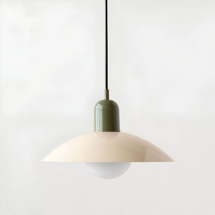 Kalsten | Modern Macaron Bauhaus Pendant Light – Iron Shade