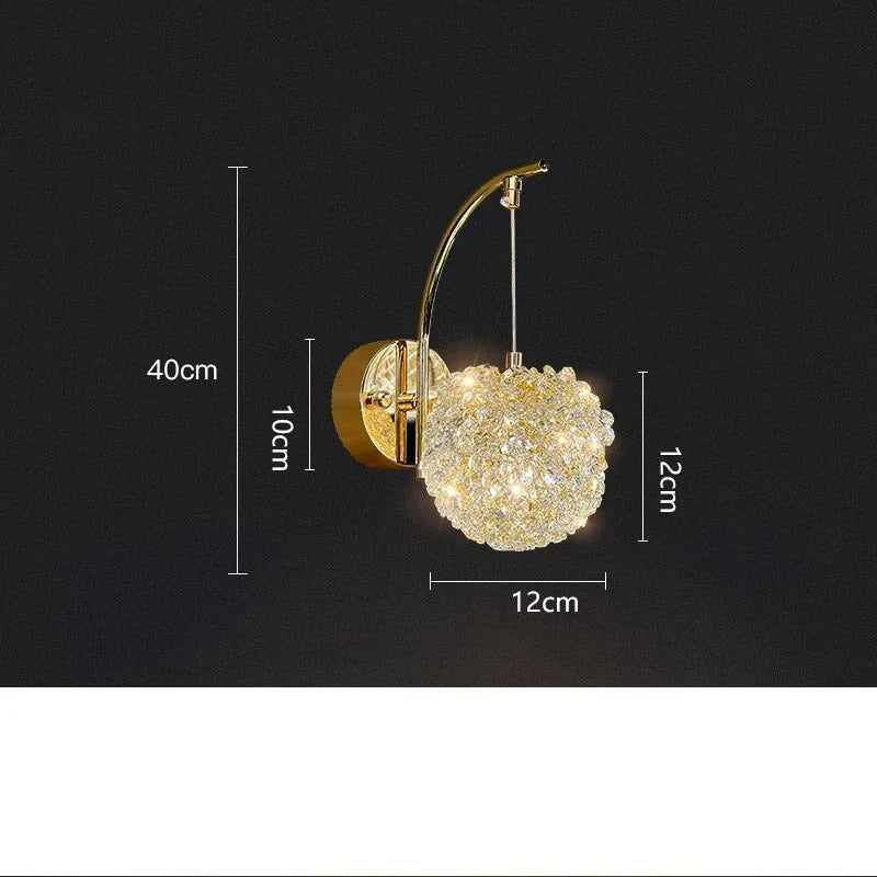 Luxury Wall Lamp of Crystal - Refined Lighting for Your Interior Kalsten