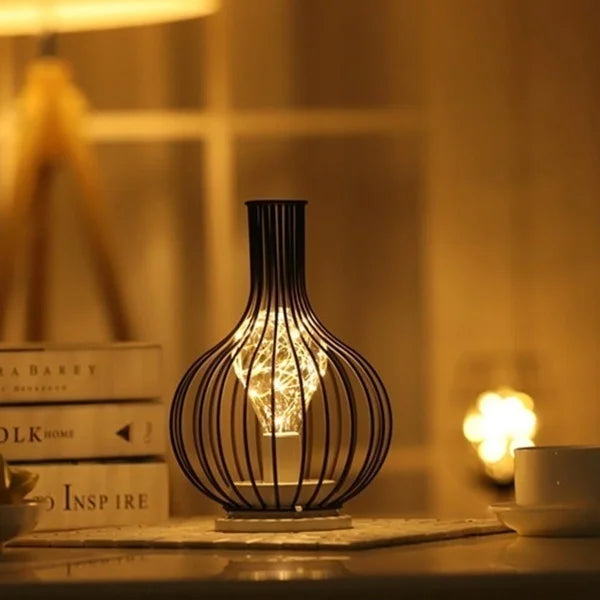Retro Minimalist Hollow Lamps for Timeless Atmosphere Kalsten