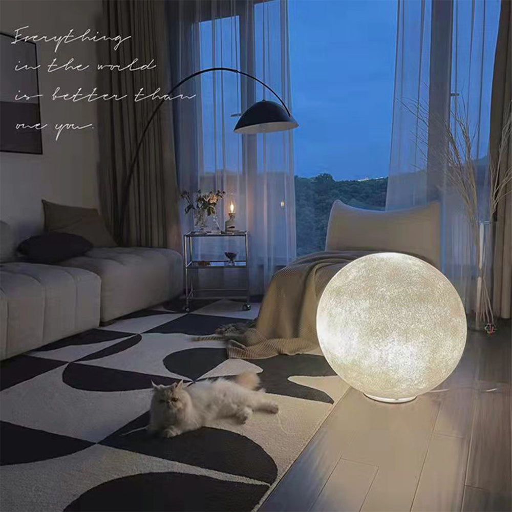 Creative Moon Pendant Light Ball Floor Lamp | Kalsten