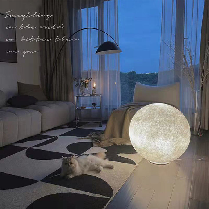 Creative Moon Pendant Light Ball Floor Lamp | Kalsten