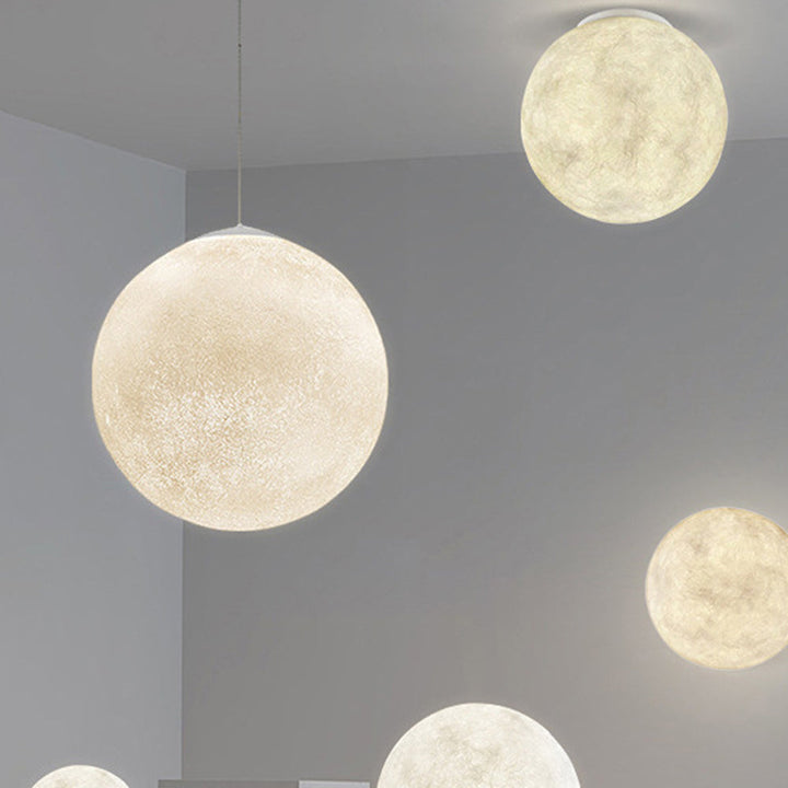 Creative Moon Pendant Light Ball Floor Lamp | Kalsten