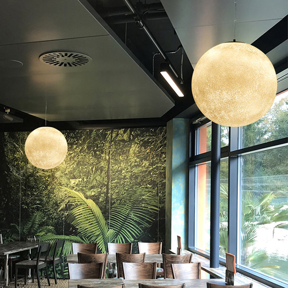 Creative Moon Pendant Light Ball Floor Lamp | Kalsten