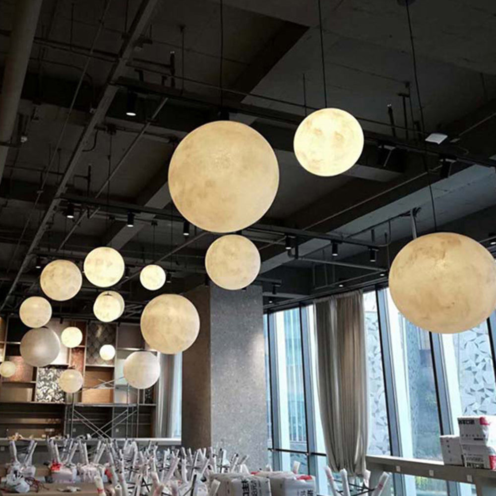 Creative Moon Pendant Light Ball Floor Lamp | Kalsten