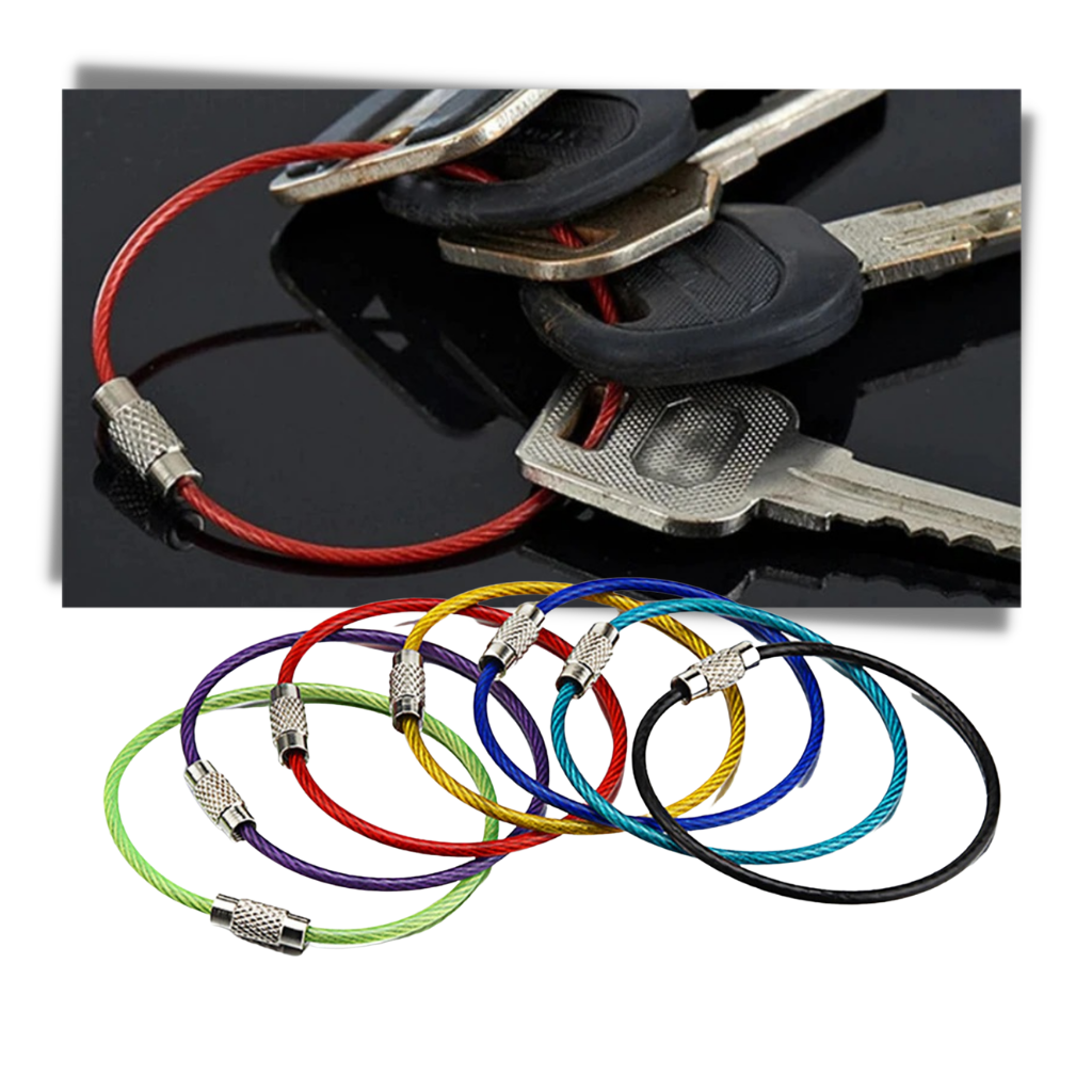 Pack of Flexible Keychains