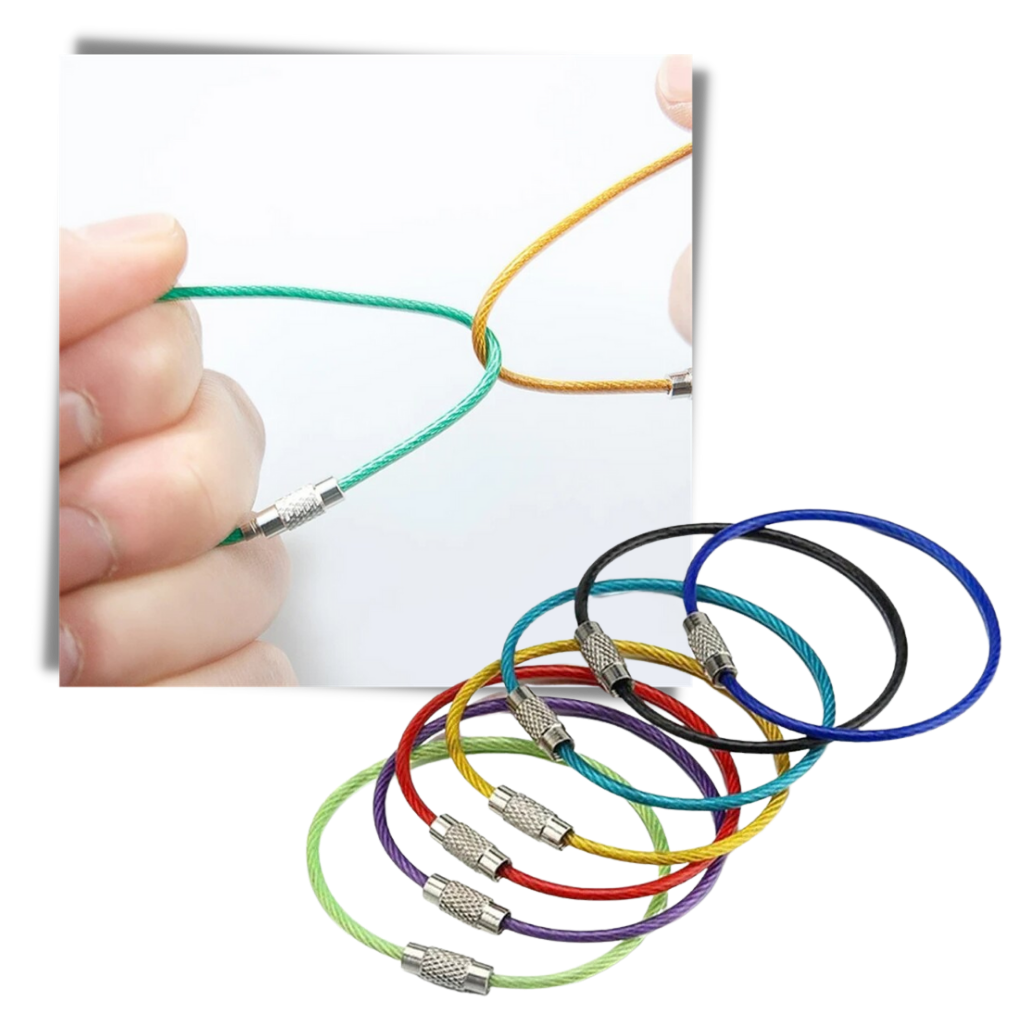 Pack of Flexible Keychains