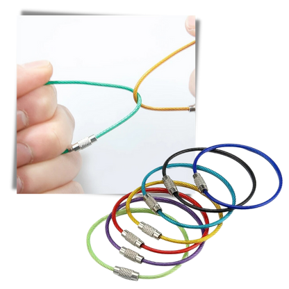 Pack of Flexible Keychains