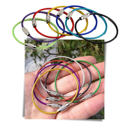 Pack of Flexible Keychains