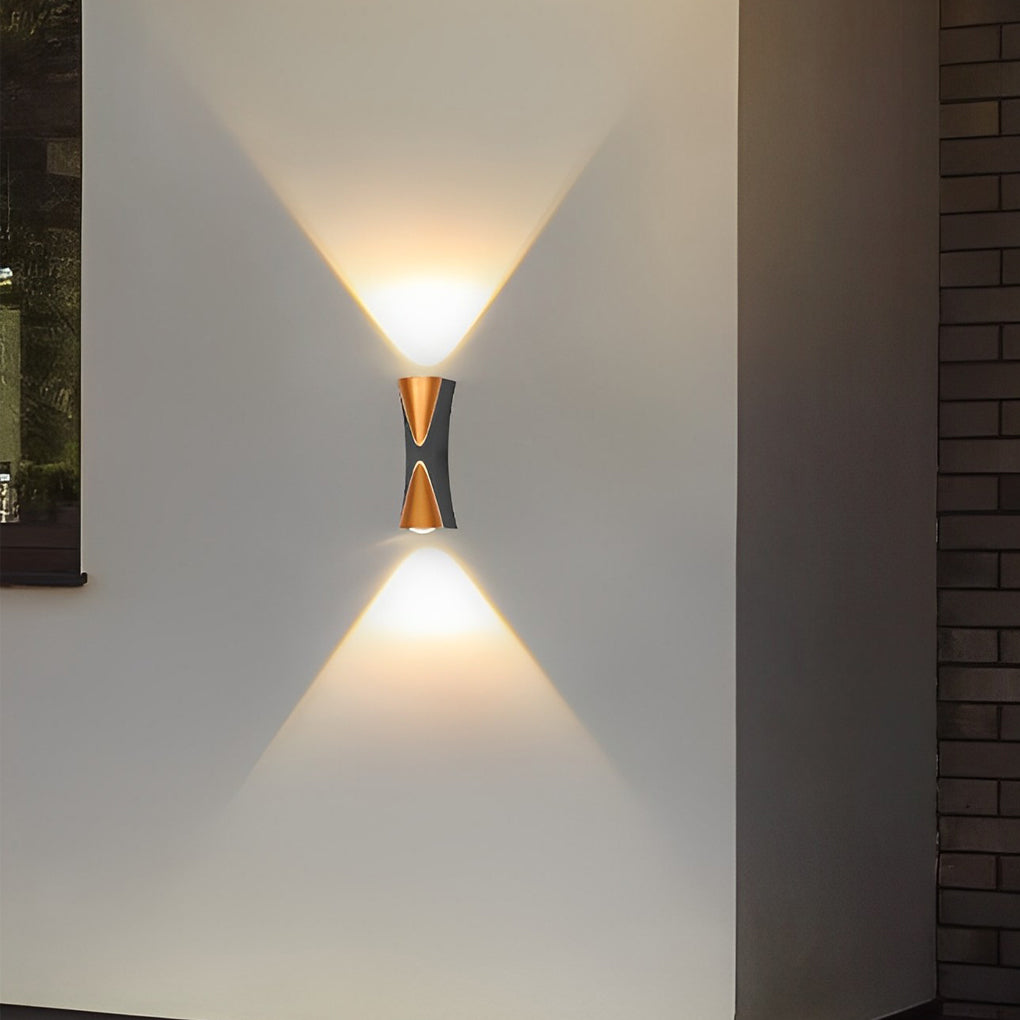 Creative Up and Down Lights LED Waterproof Modern Outdoor Wall Lamp | Kalsten