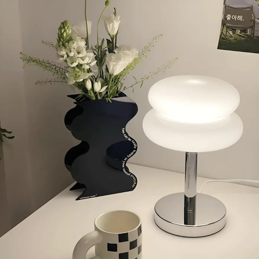 GlamoraLite - Elegant Glass Table Lamp for Your Interior | Kalsten