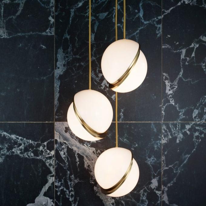 Half-Moon Pendant Light – Modern Design