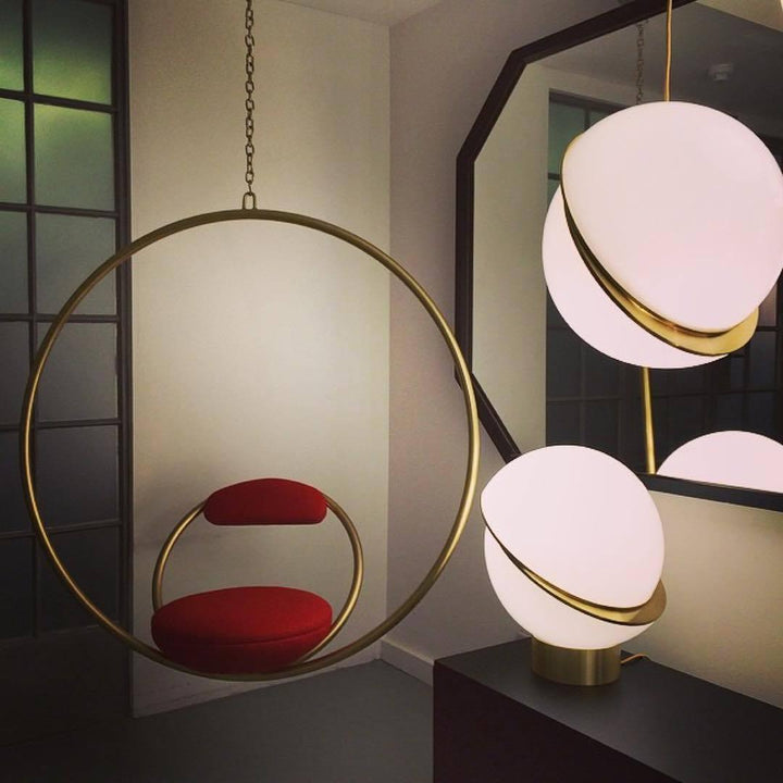Half-Moon Pendant Light – Modern Design