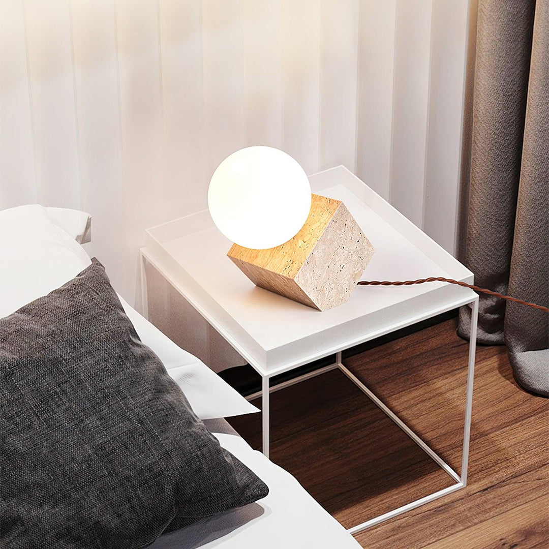 Cube Table Lamp 4.5' | Kalsten