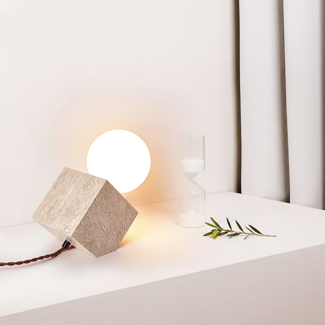 Cube Table Lamp 4.5' | Kalsten