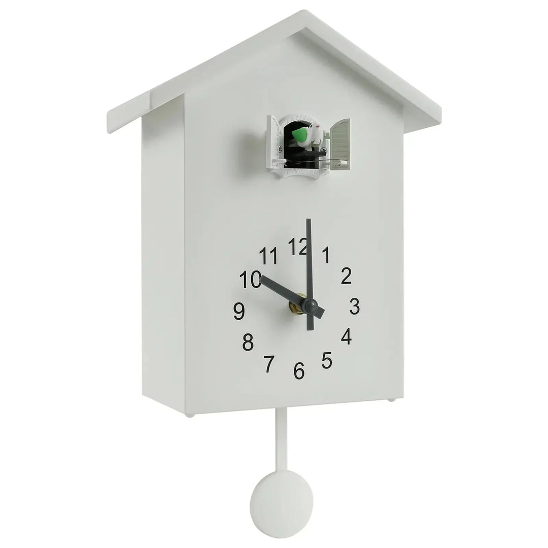 Kalsten | Cuckoo Clock Cuckoo Sound Clock with Pendulum Delicate Cuckoo Clock Bird Battery Operated Cuckoo Wall Clock for Living Room Decor