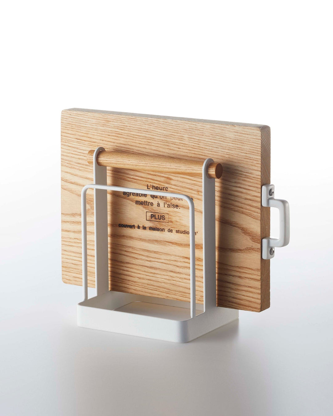Kalsten | Cutting board stand - Steel + Wood