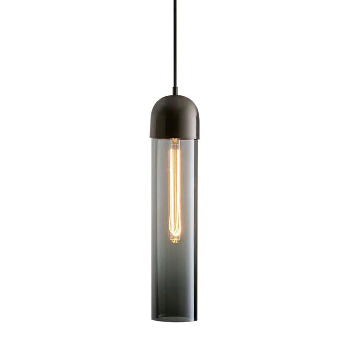Glass Cylindrical Shape Pendant Light | Kalsten