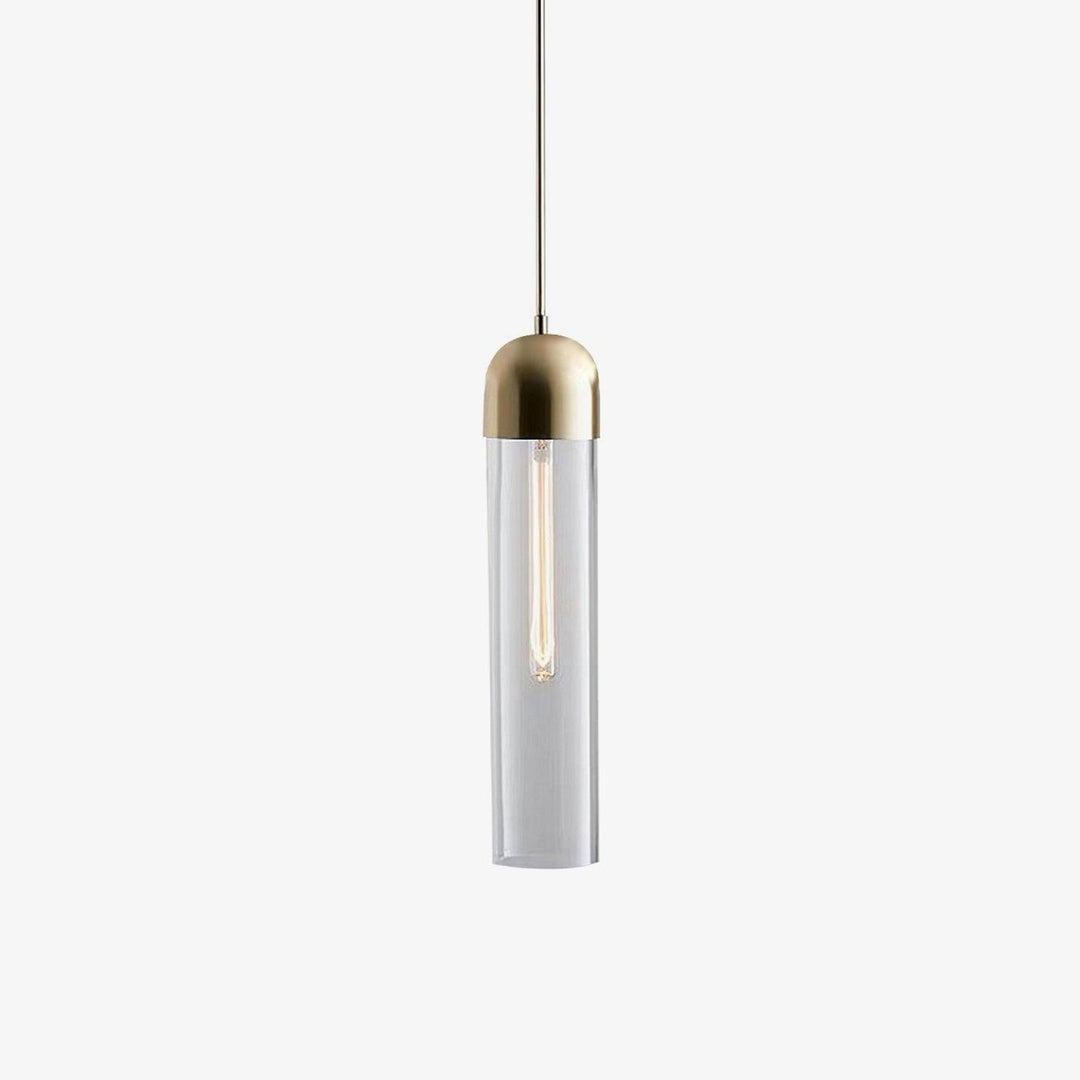 Glass Cylindrical Shape Pendant Light | Kalsten