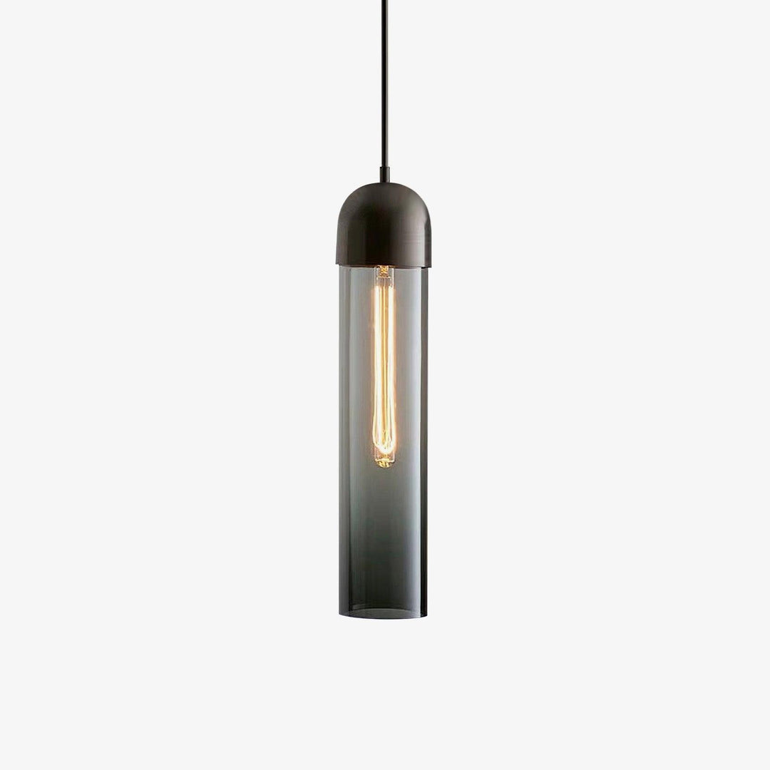Glass Cylindrical Shape Pendant Light | Kalsten
