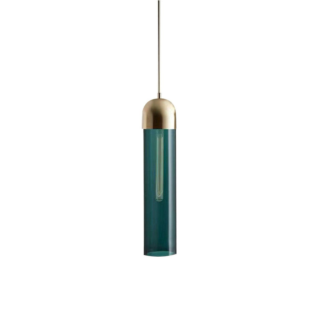 Glass Cylindrical Shape Pendant Light | Kalsten