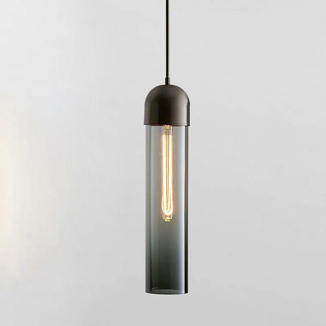 Glass Cylindrical Shape Pendant Light | Kalsten