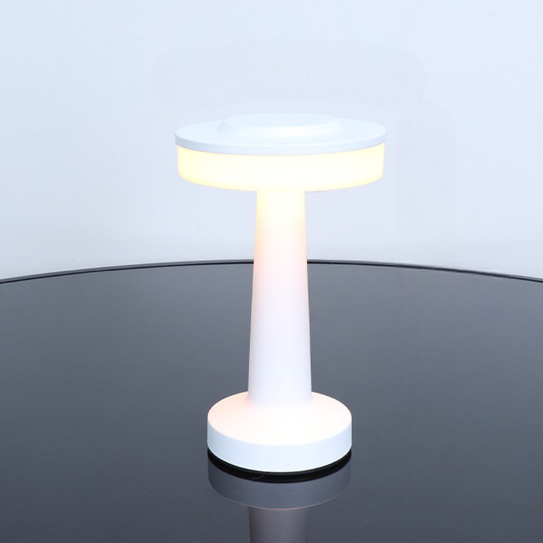 Black LED Table Lamp with Metal Finish – Modern Light for Living Rooms and Offices, Warm Light | Kalsten