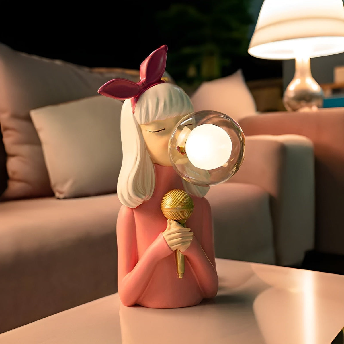 BubbleGlam Luxe Lighting – Ambiance Creator with Elegant Bubble Design