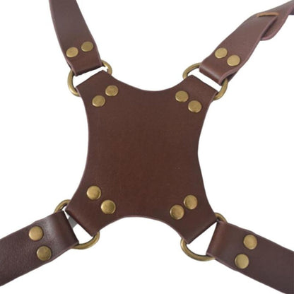 Skanto | Quick Release Non-Slip Double Shoulder Teacher Strap Camera Strap with Metal Hook for SLR / DSLR Cameras (Brown)