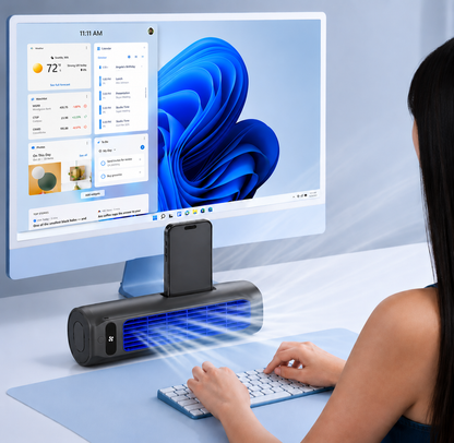 AirWave – Portable rechargeable air cooler with 12 hours battery life | Brehn