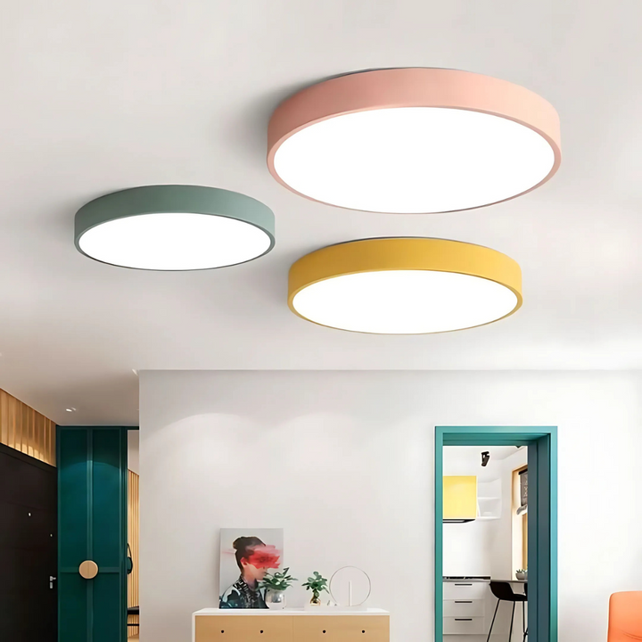 Wood LED Ceiling Lamp – Energy Efficient