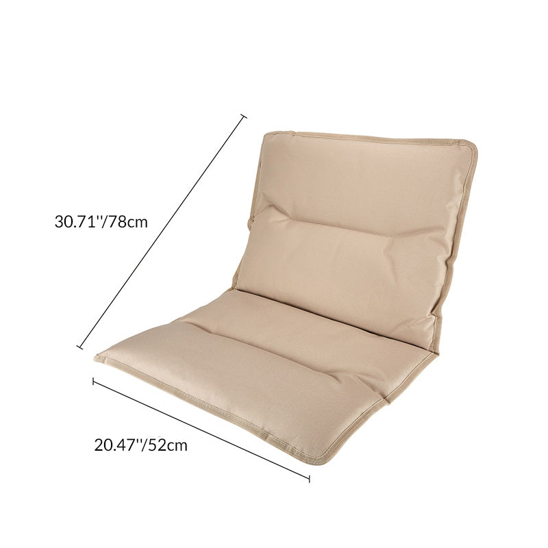 Modern Minimalist Rectangle Outdoor Carbon Steel Aluminum Alloy Beech Wood Oxford Fabric PET Foldable Portable Detachable Camping Chair Backrest Armrest For Garden | Kalsten