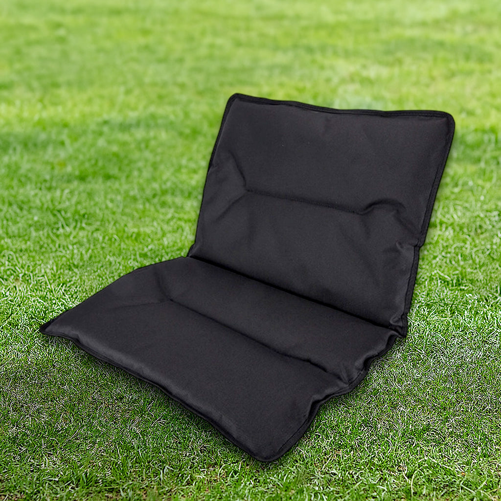 Modern Minimalist Rectangle Outdoor Carbon Steel Aluminum Alloy Beech Wood Oxford Fabric PET Foldable Portable Detachable Camping Chair Backrest Armrest For Garden | Kalsten