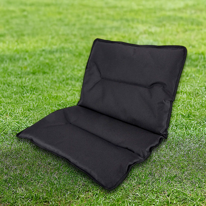 Modern Minimalist Rectangle Outdoor Carbon Steel Aluminum Alloy Beech Wood Oxford Fabric PET Foldable Portable Detachable Camping Chair Backrest Armrest For Garden | Kalsten