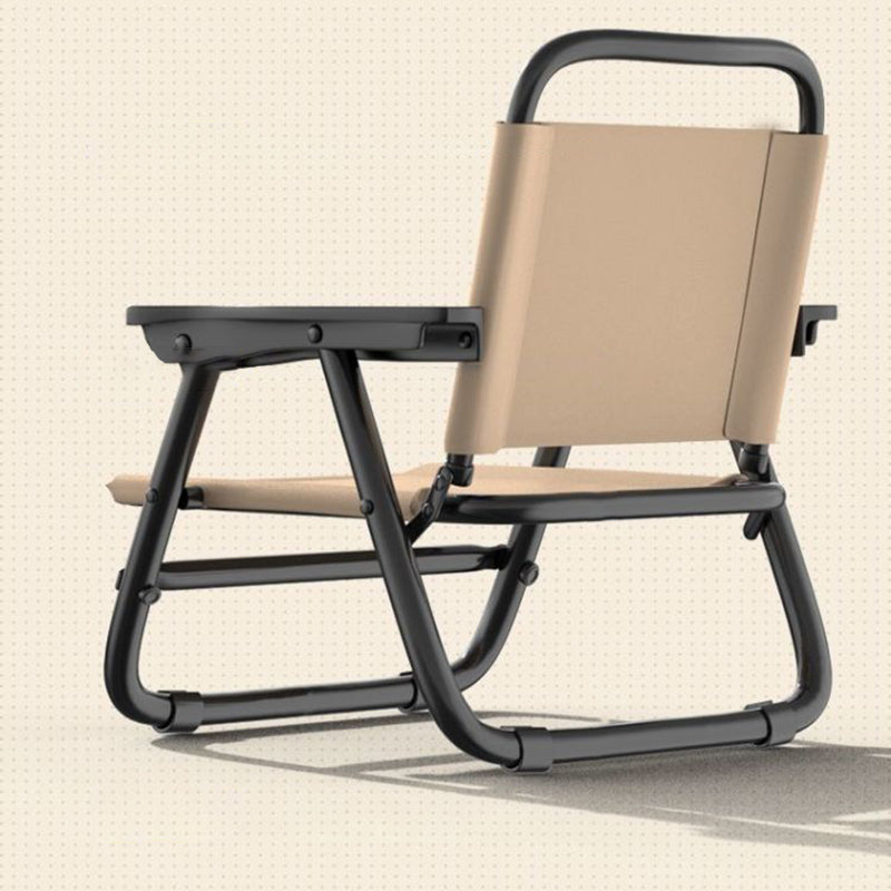 Modern Minimalist Square Bent Oxford Fabric Steel Tube Chair Backrest Armrest For Outdoor | Kalsten
