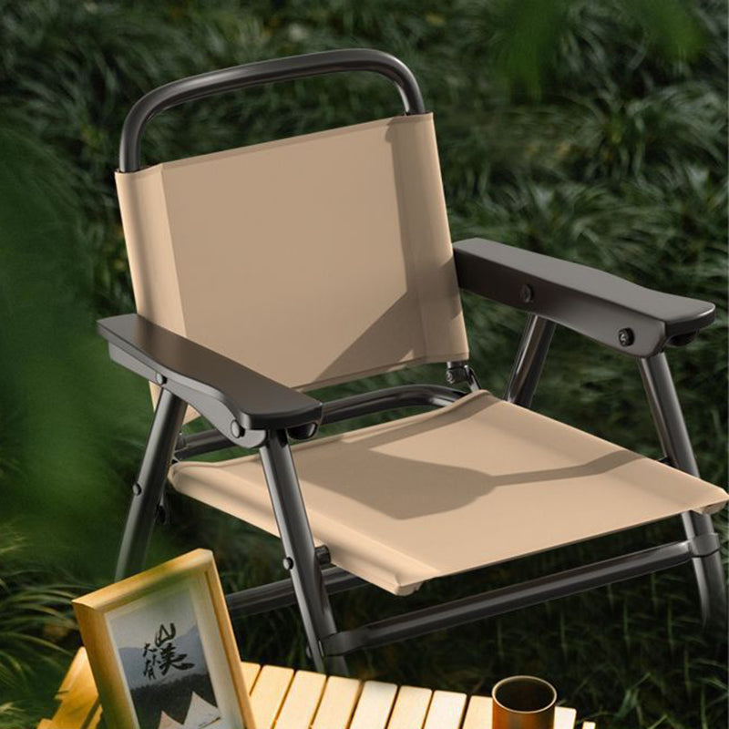Modern Minimalist Square Bent Oxford Fabric Steel Tube Chair Backrest Armrest For Outdoor | Kalsten