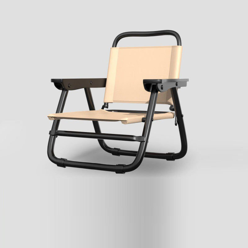 Modern Minimalist Square Bent Oxford Fabric Steel Tube Chair Backrest Armrest For Outdoor | Kalsten