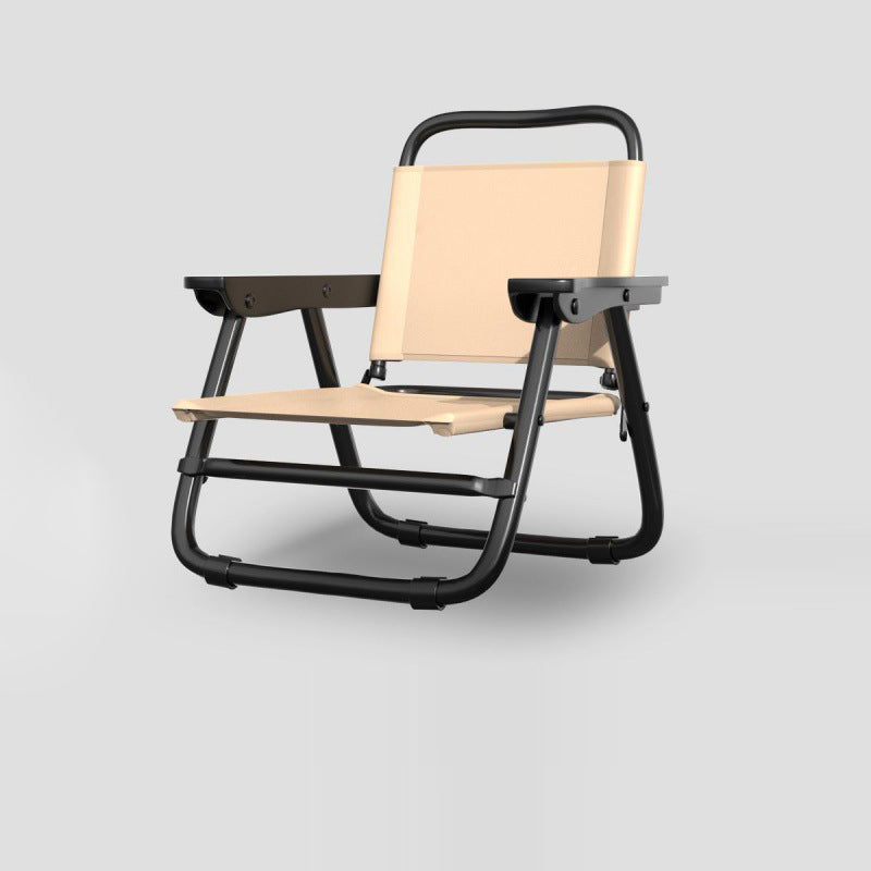 Modern Minimalist Square Bent Oxford Fabric Steel Tube Chair Backrest Armrest For Outdoor | Kalsten