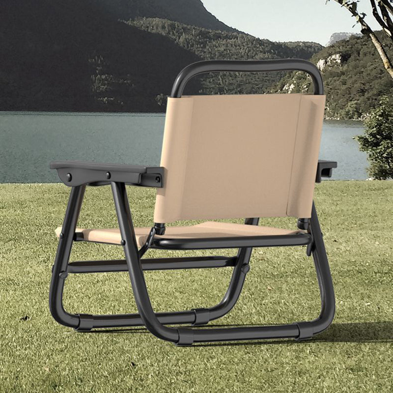 Modern Minimalist Square Bent Oxford Fabric Steel Tube Chair Backrest Armrest For Outdoor | Kalsten